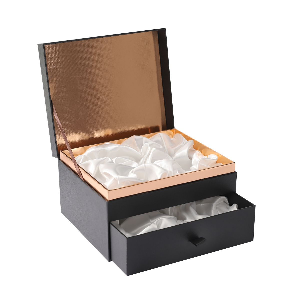 High-end leather double-layer Perfume drawer gift box 