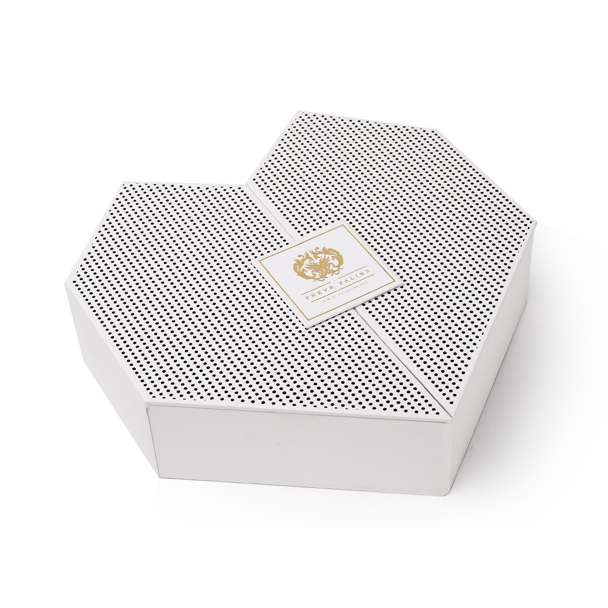 Heart luxury perfume box packaging