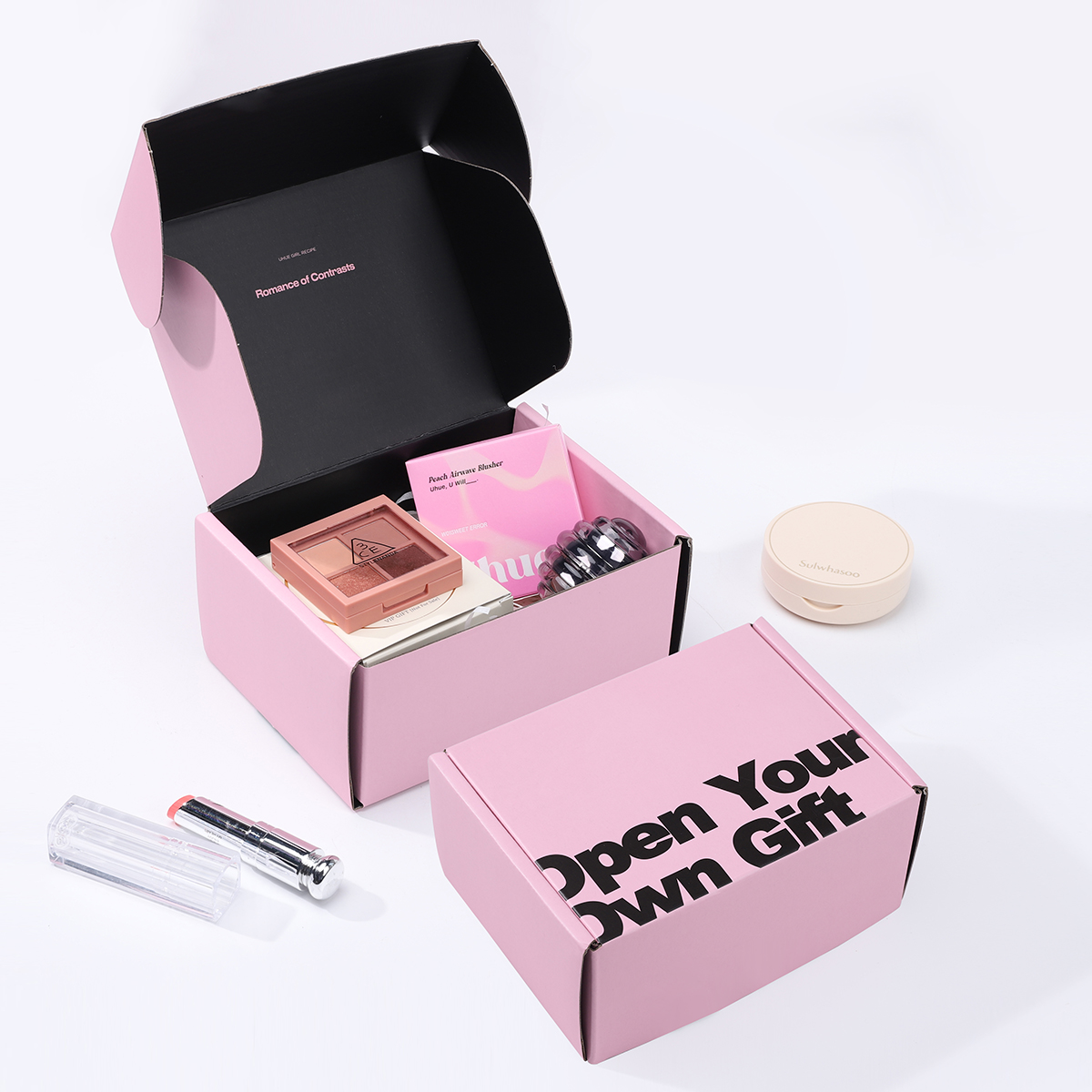 Makeup packaging set Corrugated box Paper Bag