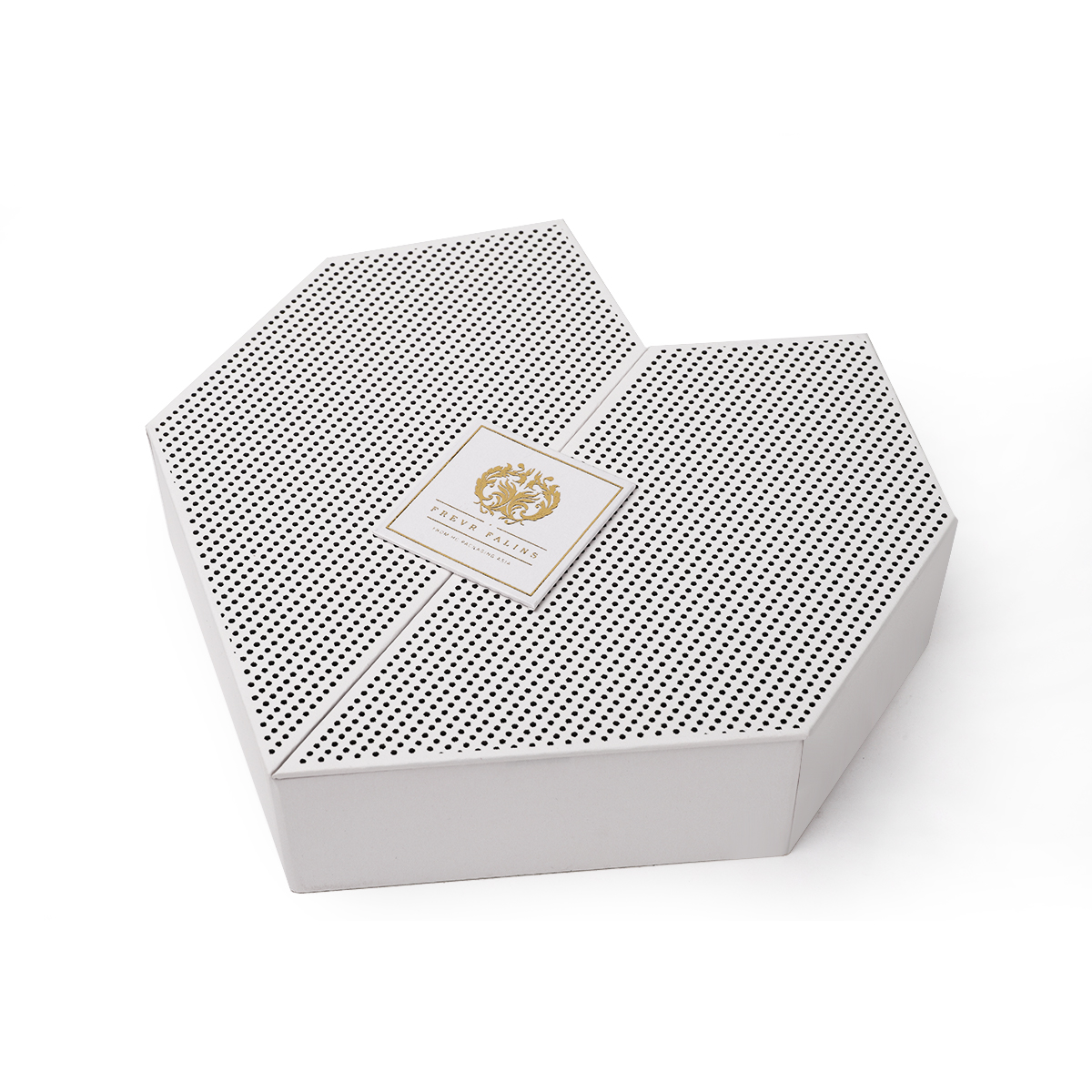 Heart luxury perfume box packaging