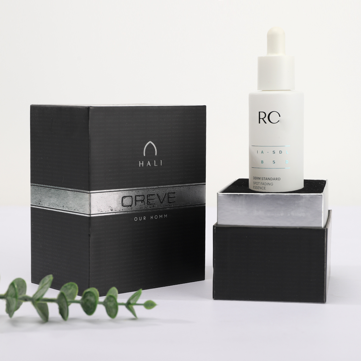 Black face cream packaging box