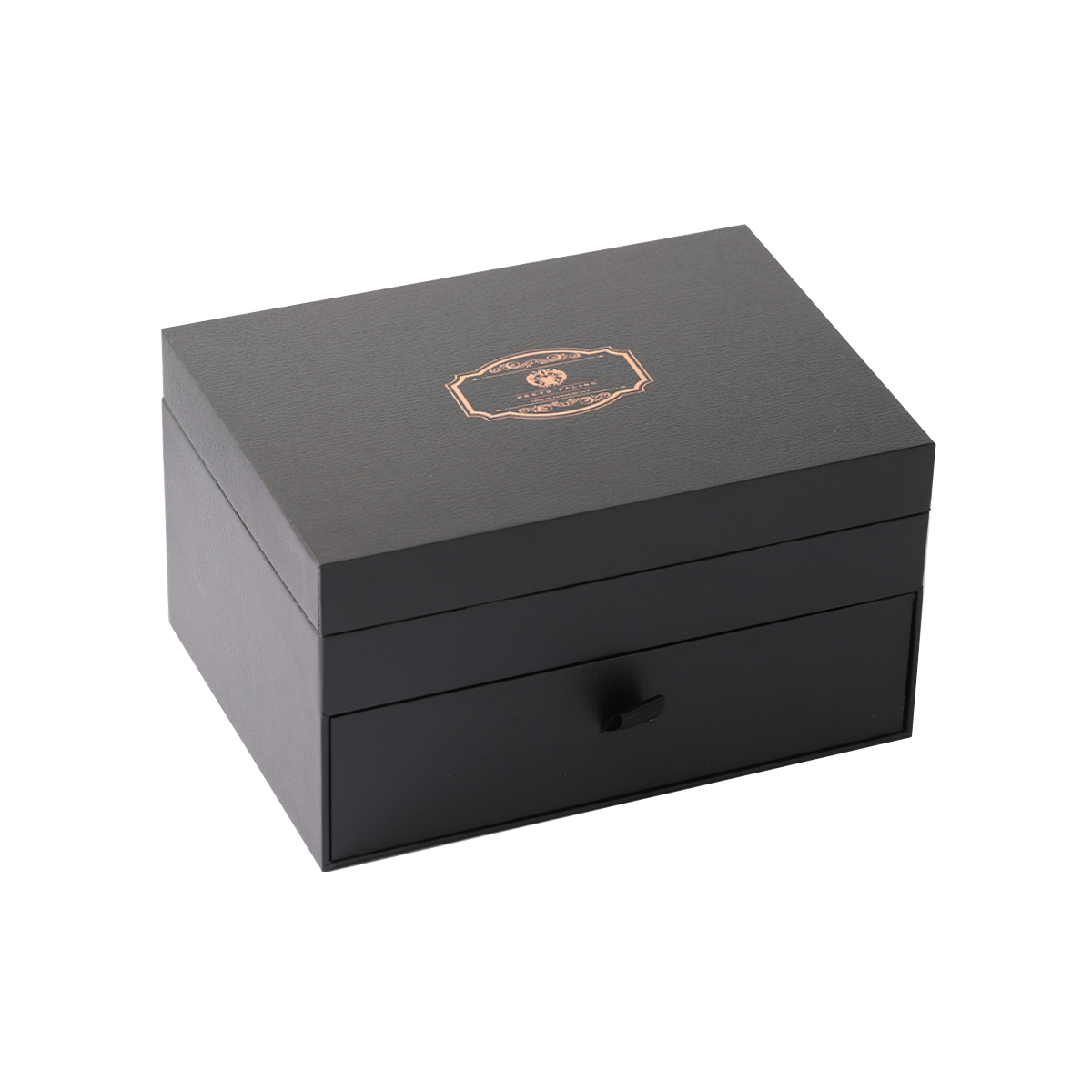 High-end leather double-layer Perfume drawer gift box 