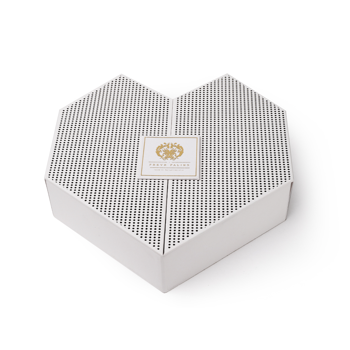 Heart luxury perfume box packaging