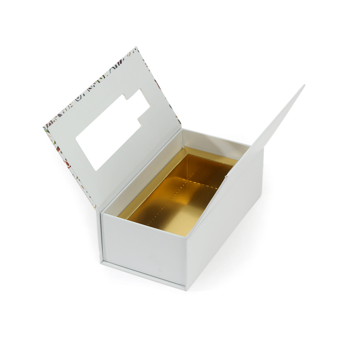 White perfume packaging boxes custom