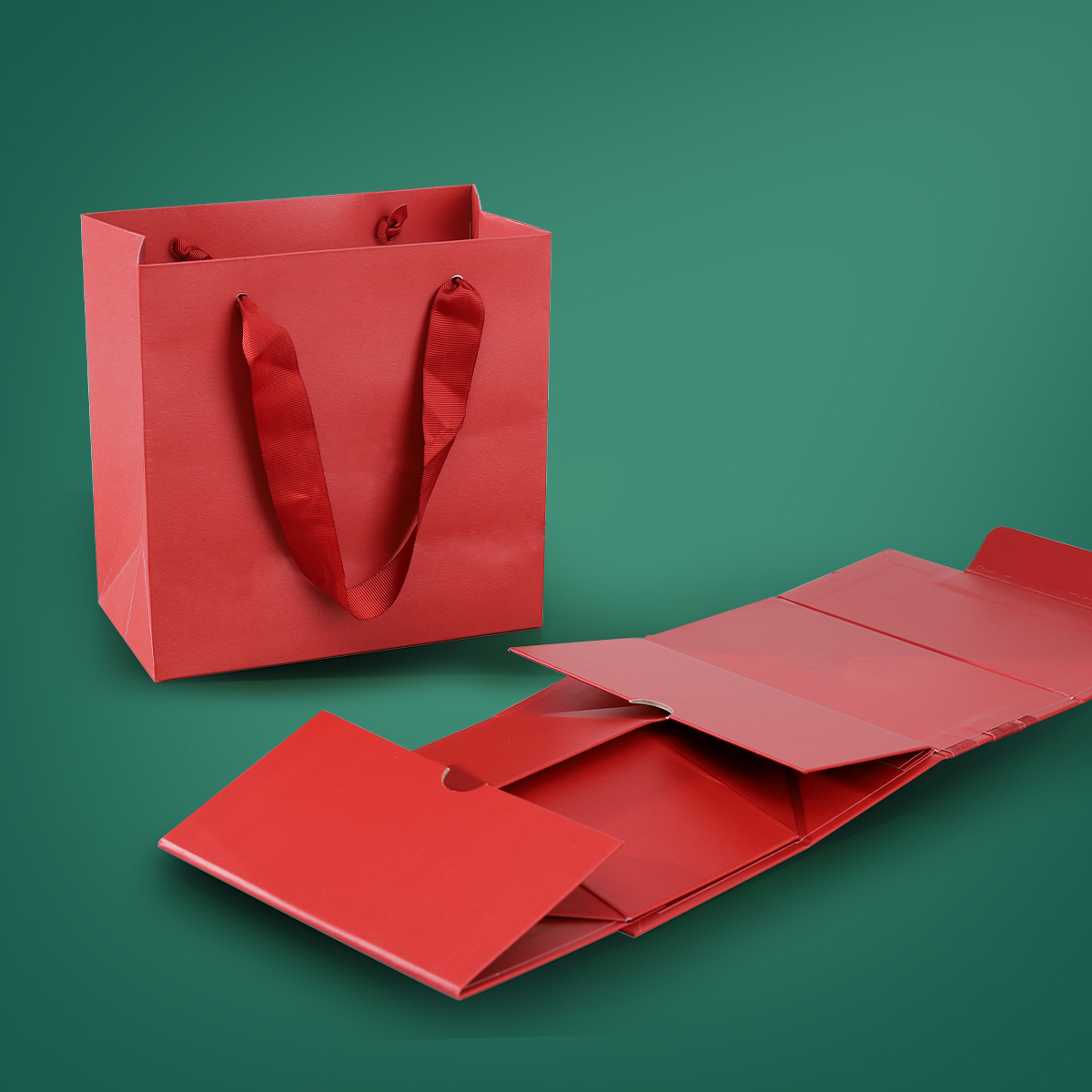 Surprise red skincare packaging box