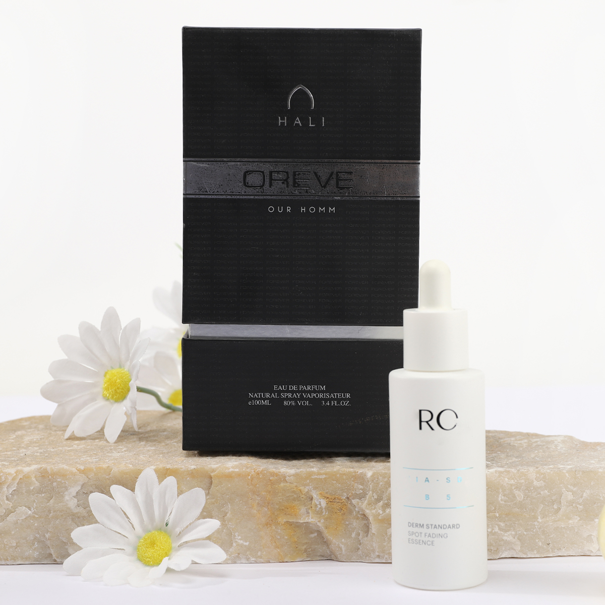 Black face cream packaging box