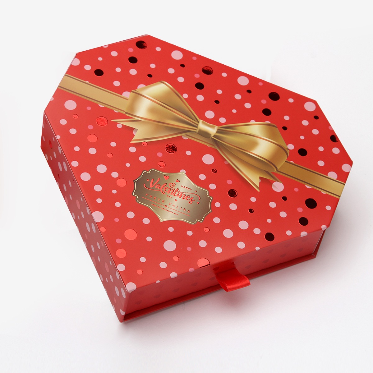 Heart-shaped lipstick packaging gift box