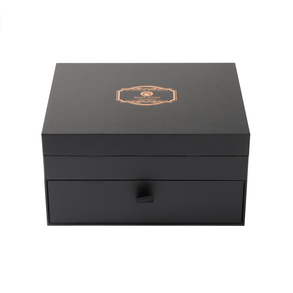 High-end leather double-layer Perfume drawer gift box 