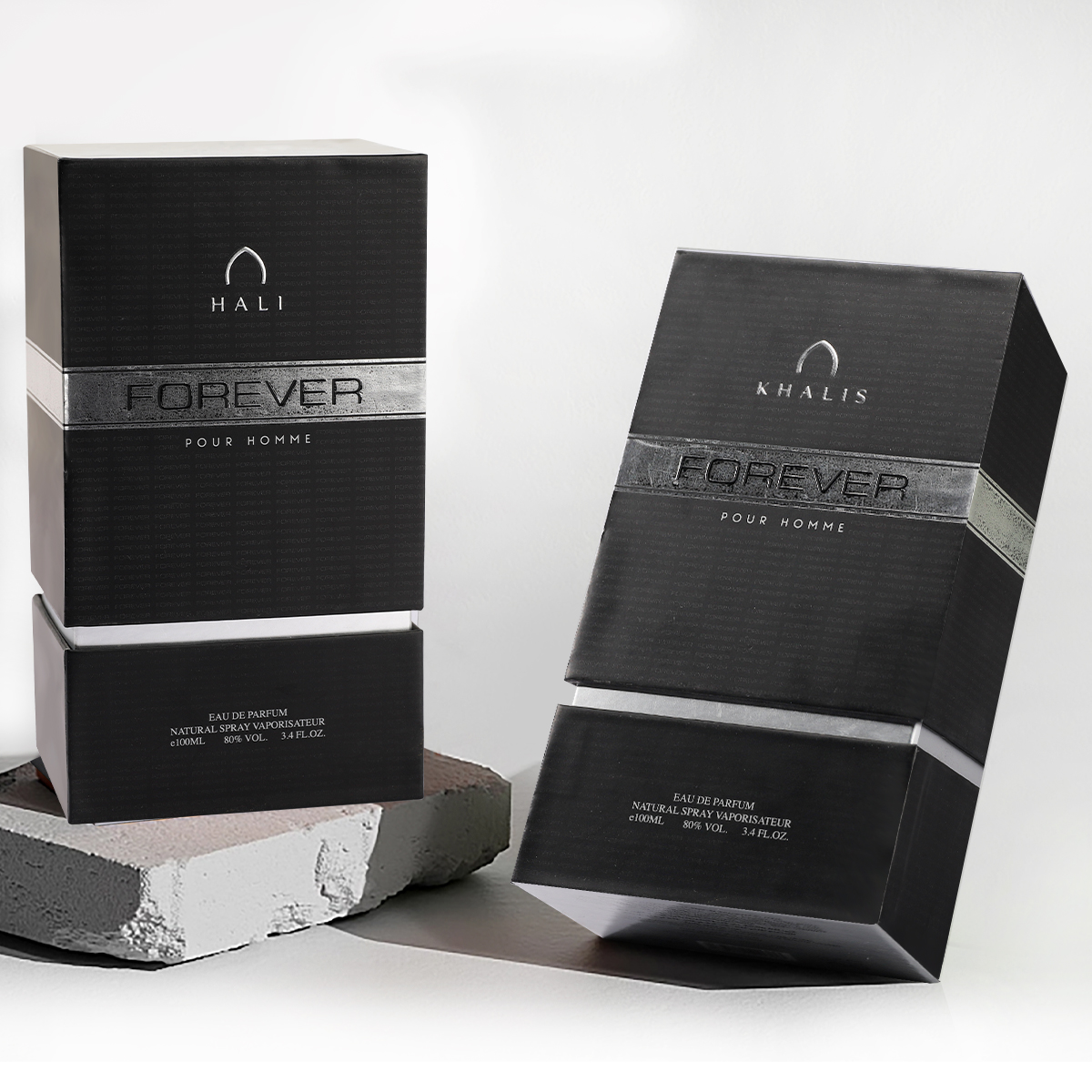 Black face cream packaging box