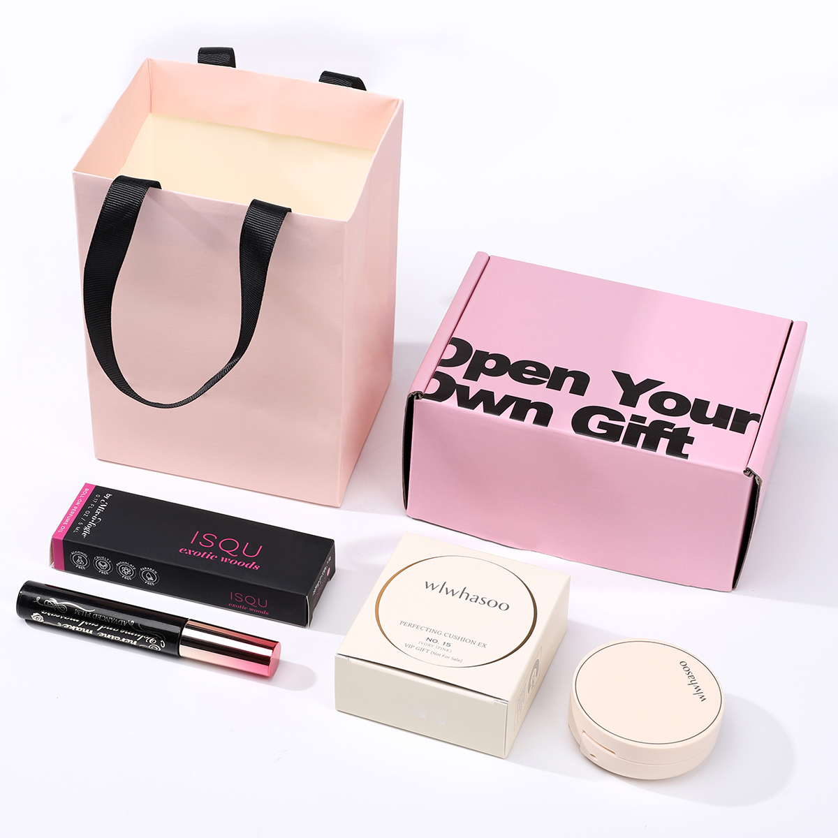 Makeup packaging set Corrugated box Paper Bag